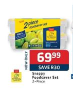 Snappy Foodsaver Set-2 Piece Each