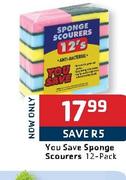 You Save Sponge Scourers-12's Pack Each