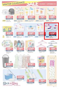 Pick N Pay : Winter Clearance Sale (20 Aug - 1 Sep 2013), page 3
