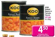 Koo Baked Beans In Tomato Sauce-225gm