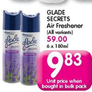 Glade Secrets Air Freshner(All Variants)-180ml