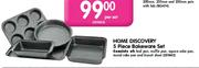 Home Discovery 5 Piece Bakeware Set-Per Set