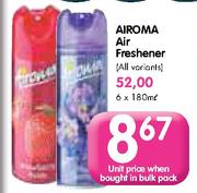 Airoma Air Freshner(All variants)-180ml