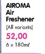 Airoma Air Freshner(All variants)-6x180ml