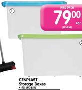 Cenplast 45Ltr Storage Box-Each
