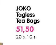 Joko Tagless Tea Bags-20x10's pack