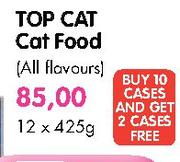 Top Cat Cat Food(All Flavours)-12x425gm