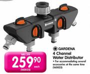 Gardena 4 Channel Water Distributor-Each