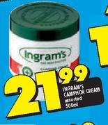 Ingram's Camphor Cream-500ml