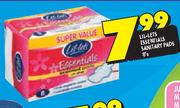 Lil-Lets Essentials Sanitary Pads-8's