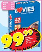 Lovies Disposable Nappies Mini 50's-Per Pack