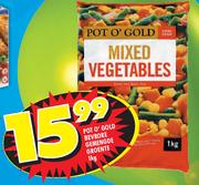 Pot O' Gold Bevrore Gemengde Groente-1kg