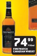 Firstwatch Canadian Whisky-750ml