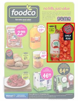 Foodco Western Cape: No Frills, Just Value (26 Sep - 30 Sep), page 1