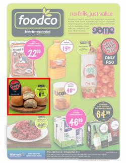 Foodco Western Cape: No Frills, Just Value (26 Sep - 30 Sep), page 1
