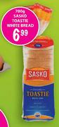 Sasko Toastie White Bread-700g