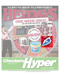 Checkers Hyper Gauteng HeyDays (20 Feb - 26 Feb), page 1