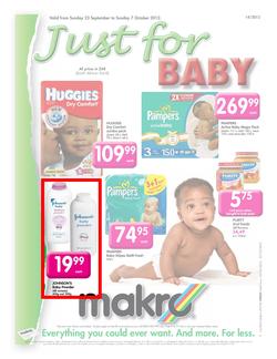 Makro : Just for Baby (23 Sep - 7 Oct), page 1