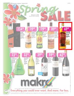 Makro : Spring Sale - Liquor (23 Sep - 1 Oct), page 1