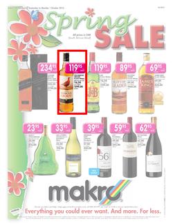 Makro : Spring Sale - Liquor (23 Sep - 1 Oct), page 1