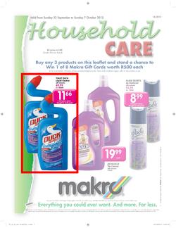 Makro : Household Care (23 Sep - 7 Oct), page 1