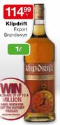 Klipdrift Export Brandewyn-1Ltr