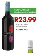 Bon Courage Like Father Like Son Red-6x750ml