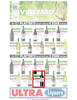 Ultra Liquors : Spring Wine Collection (17 Sep - 4 Nov), page 1