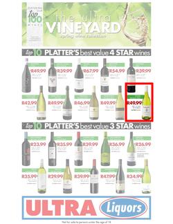 Ultra Liquors : Spring Wine Collection (17 Sep - 4 Nov), page 1