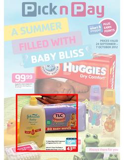 Pick n Pay : A Summer Filled with Baby Bliss (24 Sep - 7 Oct), page 1