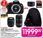 Canon 650D Triple Lens Kit
