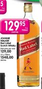 Johnnie Walker Red label Scotch Whisky-12x750ml