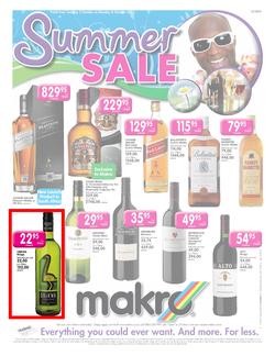 Makro : Summer Sale - Liquor (2 Oct - 8 Oct), page 1