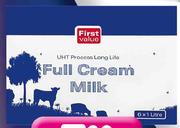 First Value Long Life Milk-1Ltr Each