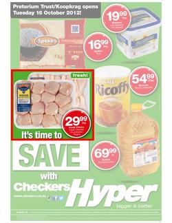 Checkers Hyper Gauteng : It's Time To Save (8 Oct - 21 Oct), page 1