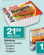 Rainbow Simply Chicken Nuggets-400gm