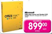 Microsoft Office Mac Home & Student 2011-Each
