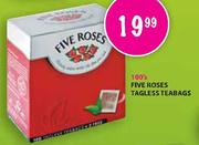 Five Roses Tagless Teabags-100's