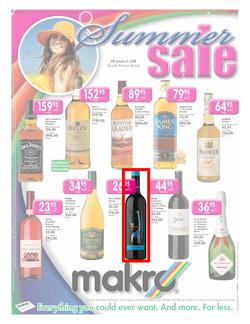 Makro Summer Sale - Liquor (26 Feb - 5 Mar), page 1