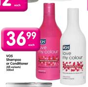 VO5 Shampoo Or Conditioner-500ml Each