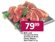 Bulk Lamb Forequarter Pack-Per Kg