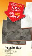 Palladio Black 350x350mm-Per 2Sqm Box