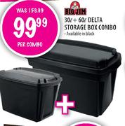 Big Jim 30l + 60l Delta Storage Box Combo