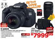Canon Digital SLR Camera Twin Lens Package (600D)