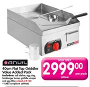 Anvil Flat Top Griddler Value Added Pack-40cm