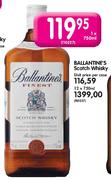 Ballantine's Scotch Whisky - 1 x 750ml