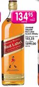 Johnie Walker Red Label Scotch Whisky - 12 x 750ml