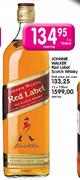 Johnie Walker Red Label Scotch Whisky - 1 x 750ml