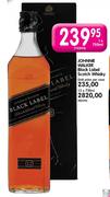 Johnie Walker Black Label Scotch Whisky - 1 x 750ml