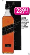 Johnie Walker Black Label Scotch Whisky - 12 x 750ml